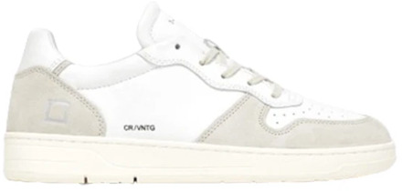 Vintage Witte Court Sneakers D.a.t.e. , White , Heren - 43 Eu,44 Eu,40 Eu,42 Eu,41 Eu,45 EU