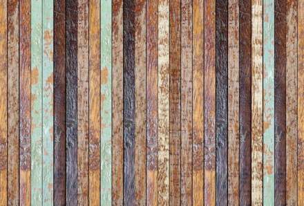 Vintage Wooden Wall Vlies Fotobehang 384x260cm 8-banen