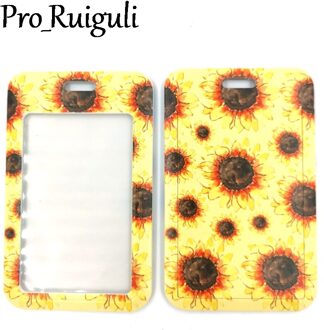 Vintage Zonnebloemen Bloemen Credit Card Id Houder Tas Student Vrouwen Reizen Bank Bus Visitekaartje Cover Badge Accessoires Card houder