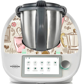 Vinyl BUMPER decorative, side, VALIDO for THERMOMIX TM5 and TM6, kisses, decorate your THERMOMIX