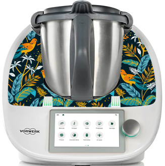 Vinyl BUMPER decorative, side, VALIDO for THERMOMIX TM5 and TM6, kisses, decorate your THERMOMIX