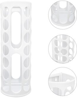 Vinyl Opbergrek 14-Gaten Vinyl Roll Houder Voor Craft Kamer Inpakpapier wit