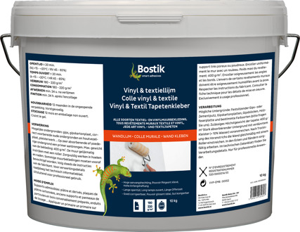 Vinyl & Textiellijm | Wit | Emmer 10 kg - 30046444