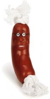 Vinyl worstje met touw - Klein