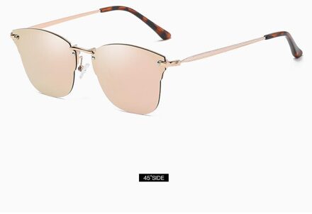 Viodream Retro Kleurrijke Semi-randloze Gepolariseerde Zonnebril Half Alloy Frame Tac Lens Oculos De Sol Polarizado Cool Bril C4