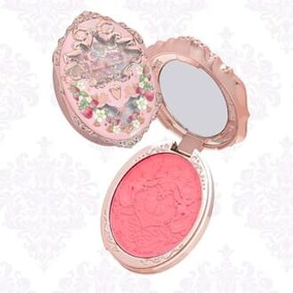 Violet Strawberry Rococo Embossed Blush