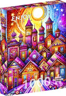 Violet Town Puzzel (1000 stukjes)