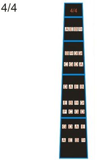 Viool Schaal Stickers Vinger Ring Grafiek Voor Beginner Praktijk 4/4 3/4 Viool Toets Schaal Sticker Vinger Grafiek Gids 4l4