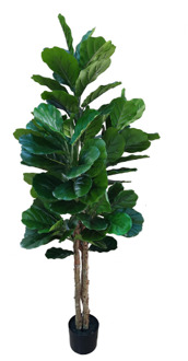 Vioolbladplant kunstplant 160 cm - Stijlvolle vioolbladplant Groen