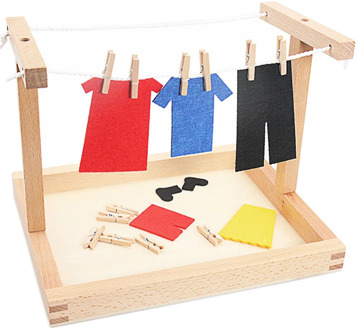 VIP LINK for S Kids Mini Washing Line Toys for Children Basic Life Practice Training Toy