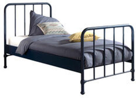Vipack Bronxx Bed 90 x 200 cm - Blue Denim Blauw
