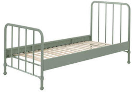 Vipack Bronxx Bed 90 x 200 cm - Olive Green Groen