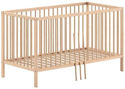 Vipack Leen Bakker - Peuterbed Dino 70x140cm - Verstelbaar - Dennen - Hout - Bruin