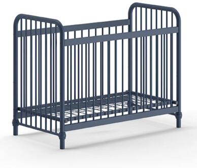 Vipack Leen Bakker - Vipack Babybed Bronxx - 60x120cm - Denim - Metaal - Blauw