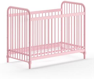 Vipack Leen Bakker - Vipack Babybed Bronxx - 60x120cm - Misty Pink - Metaal - Roze