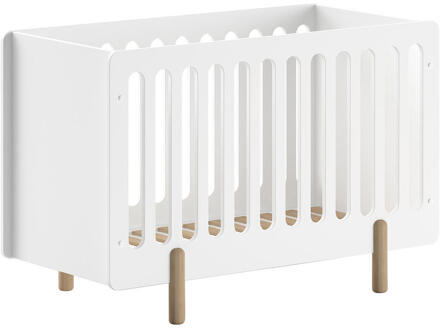 Vipack Leen Bakker - Vipack Babybed Smile - 60x120 Cm - MDF - Wit