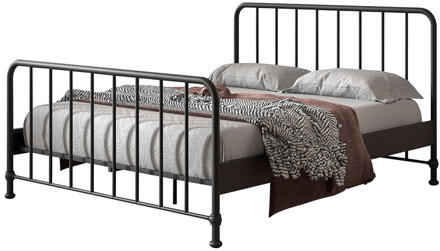 Vipack Leen Bakker - Vipack Bed Bronxx - 160x200 Cm - Metaal - Zwart