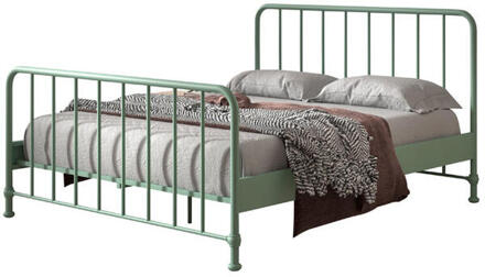 Vipack Leen Bakker - Vipack Bed Bronxx - Olijf - 160x200 Cm - Metaal - Groen