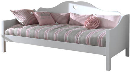 Vipack Leen Bakker - Vipack Kajuitbed Amori Met Rolbed/opberglade - 212x97x95 Cm - MDF/Grenenhout - Wit