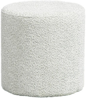 Vipack Leen Bakker - Vipack Poef Moon - 41x41 Cm - Mint Bouclé - Stof - Groen