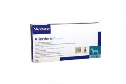 Virbac Allerderm Spot-on voor honden vanaf 10 kg 3 x 6 pipetten