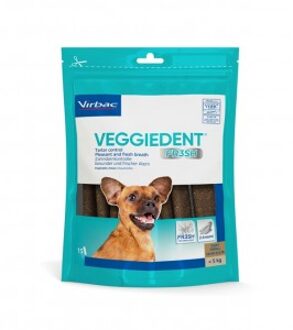 Virbac VeggieDent kauwstrips hond XS tot 5 kg (120 gr.) 3 verpakkingen