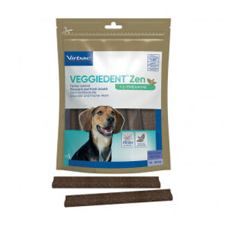 Virbac Veggiedent Zen kauwstrips hond M (15 st.) M 3 x 15 stuks