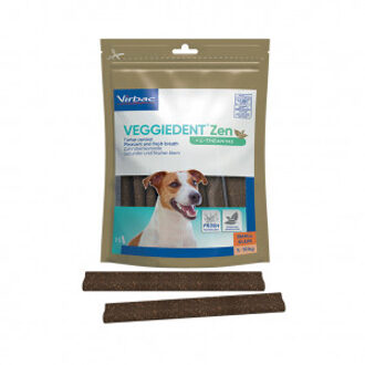 Virbac Veggiedent Zen kauwstrips hond S (15 st.) Per 3