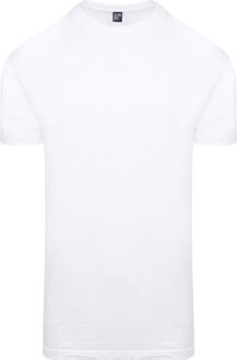 Virginia Long Wit Ronde Hals Heren T-shirt 2-Pack - M