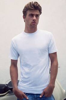 Virginia Wit Ronde Hals Heren T-shirt 2-Pack - M