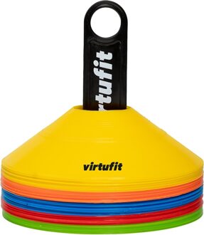 VirtuFit Agility Cones - 50 Stuks - Incl. draagnet