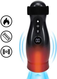 Virtuo - Zuig- en Vibratie Masturbator Pomp met Telefoonbevestiging - Gun Metal