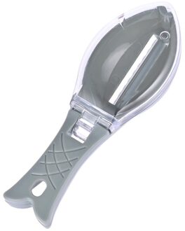 Vis Huid Borstel Keuken Schrapen Vissen Schaal Schraper Borstel Snelle Verwijderen Zeevruchten Huid Reinigen Peeler Tool blauw