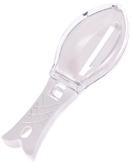 Vis Huid Borstel Keuken Schrapen Vissen Schaal Schraper Borstel Snelle Verwijderen Zeevruchten Huid Reinigen Peeler Tool wit