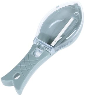 Vis Huid Borstel Schrapen Dunschiller Quick Cleaning Fish Skin Keuken Koken Gadget Schrapen Borstel Vissen Tool Accessoires Blauw