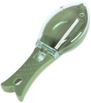 Vis Huid Borstel Schrapen Dunschiller Quick Cleaning Fish Skin Keuken Koken Gadget Schrapen Borstel Vissen Tool Accessoires groen