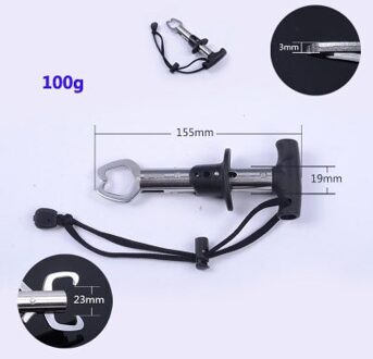 Vis Lip Gripper Schubben Professionele Vis Houder Rvs Fish Lip Grabber Fish Lip Grip Tool Met Weegschaal stijl A