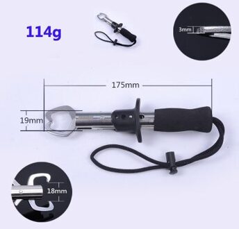 Vis Lip Gripper Schubben Professionele Vis Houder Rvs Fish Lip Grabber Fish Lip Grip Tool Met Weegschaal stijl B