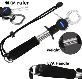 Vis Lip Gripper Schubben Professionele Vis Houder Rvs Fish Lip Grabber Fish Lip Grip Tool Met Weegschaal stijl D