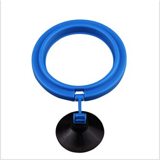 Vis Voeden Ring Vis Veilig Drijvende Voedsel Feeder Cirkel Station Drijvende Voedsel Water Plant Drijfvermogen Cirkel Voeden Ring Aquarium blauw ronde
