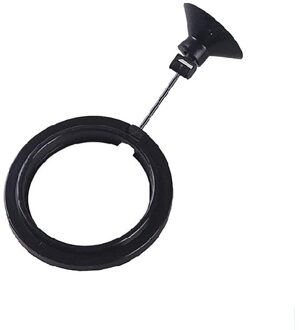 Vis Voeden Ring Vis Veilig Drijvende Voedsel Feeder Cirkel Station Drijvende Voedsel Water Plant Drijfvermogen Cirkel Voeden Ring Aquarium zwart ronde