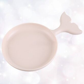 Vis Vorm Serveerschaal Desserts Fruit Lade Snack Schotel Servies Servies Grey