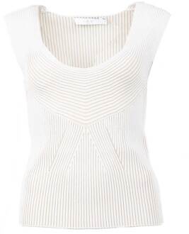 Viscose blend stretch top Calisti  naturel - XS,S,M,