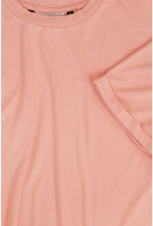 Viscose t-shirt faded coral voor dames in de kleur - maat L Rood