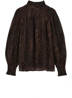 Viscose top met print Shamy  dierenprint - XS (FR 0),M (FR 2),