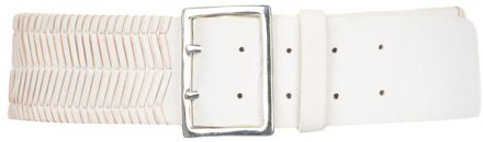 Visgraat riem Laurena  naturel - 80,