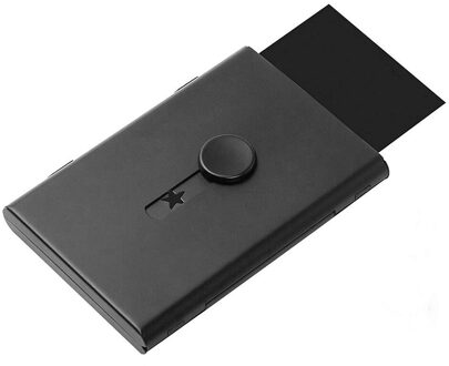 Visitekaarthouder Duim-Drive Visitekaartje Case Silde Out Visitekaarthouder Credit Card Case Voor Mannen Vrouwen