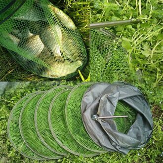Visnet 1.1M/1.5M/2M/2.5M/3M Vouwen Sneldrogende gelijmd Vis Val Live Vissen Kooi Mand Dip Netten Garnalen Karper Vissen Tool 25cm x 2m