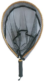 Visnet Antislip Aluminium Pole Landing Visnet Voor Catching Vissen JAN88 goud