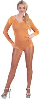 Visnet Bodysuit Neon Oranje